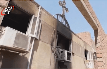 Fire took hold on the building's third and fourth floors