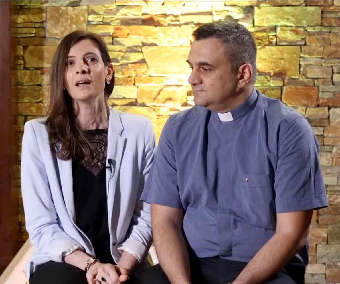 Pastor Wael and his wife Maram
