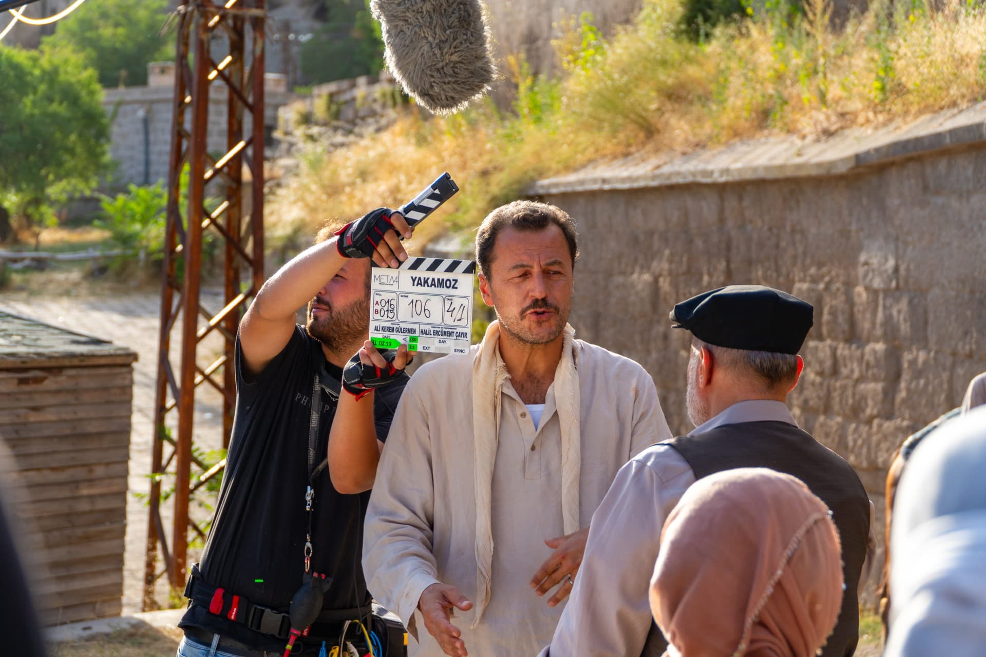 A SAT-7 TÜRK crew filming Yakamoz on location