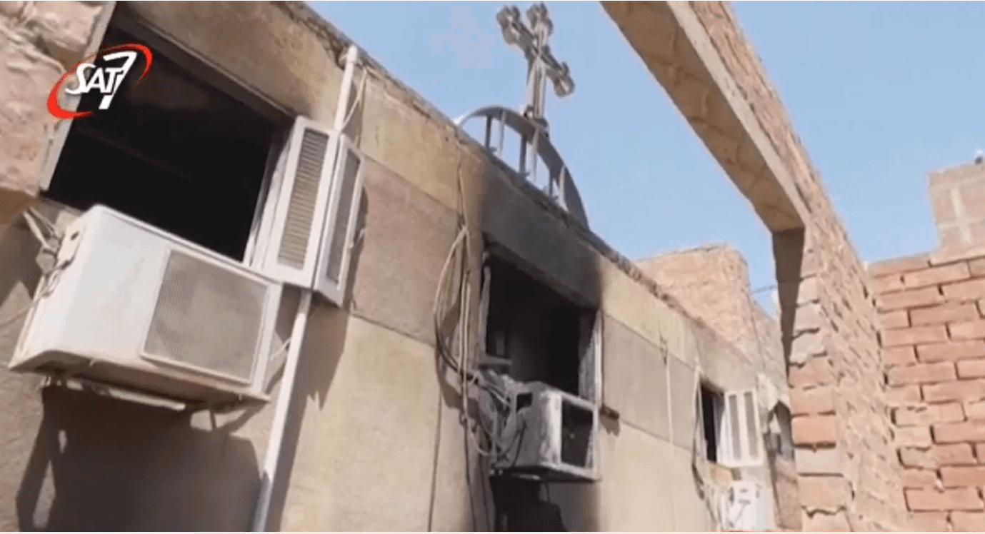 Fire took hold on the building's third and fourth floors